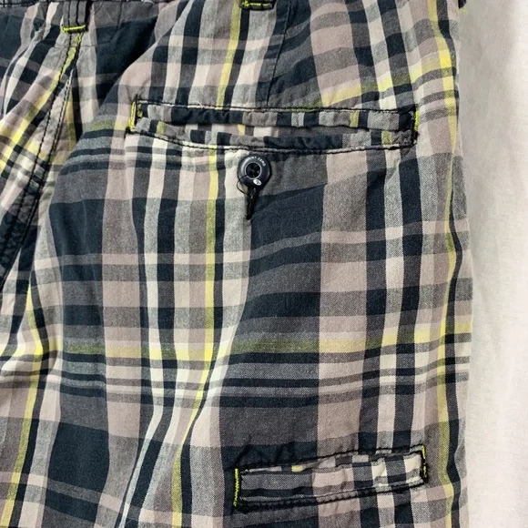 POINT ZERO Collection Mens Plaid Yellow & Black - Picture 5 of 11
